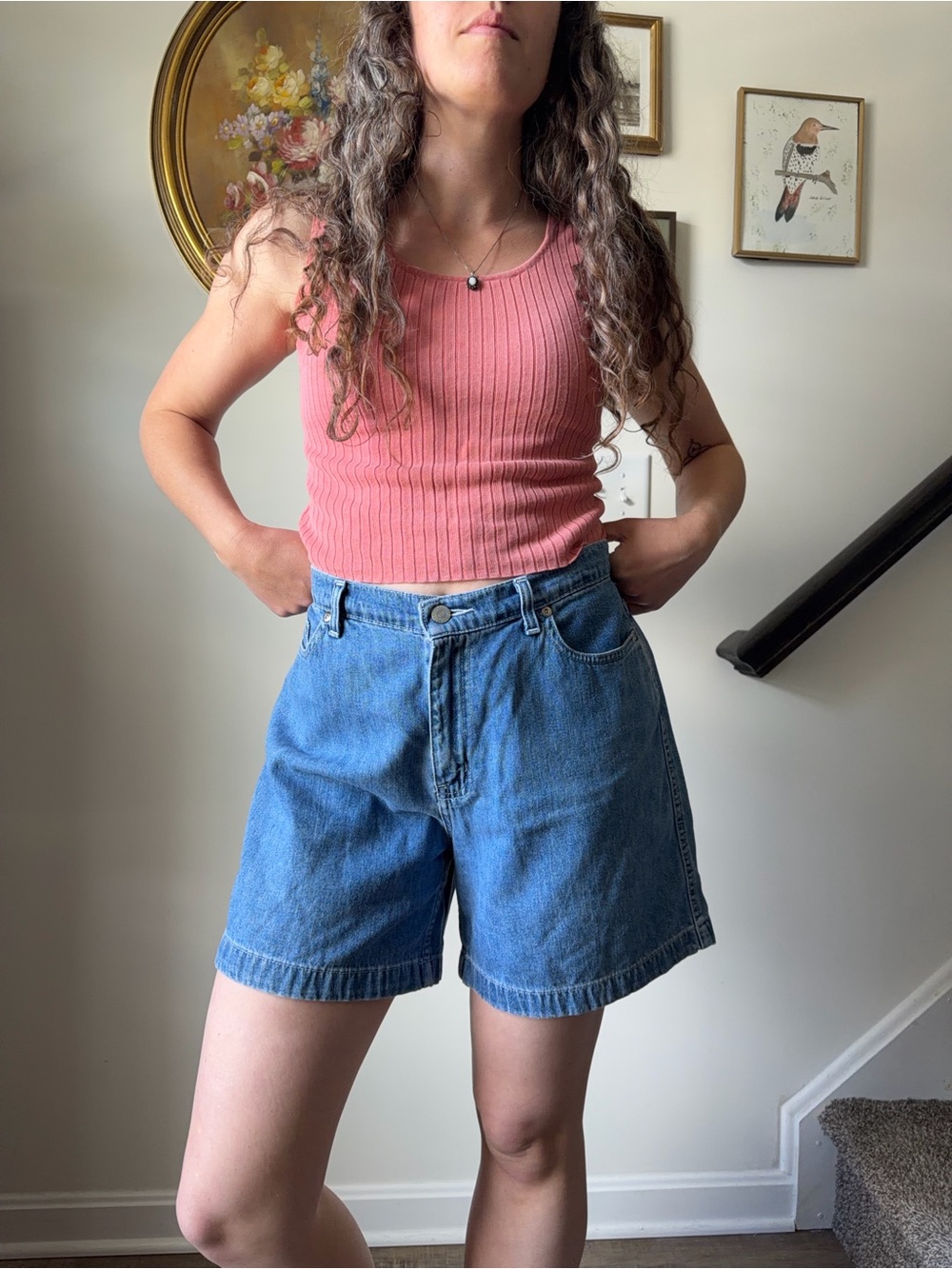 Vintage Susquehanna Blues High-Rise Denim Shorts